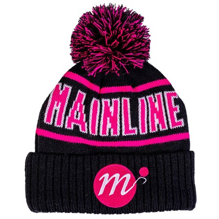 Σκουφί Mainline Signature Fleeced Lined Beanie - Μαύρο/Ροζ
