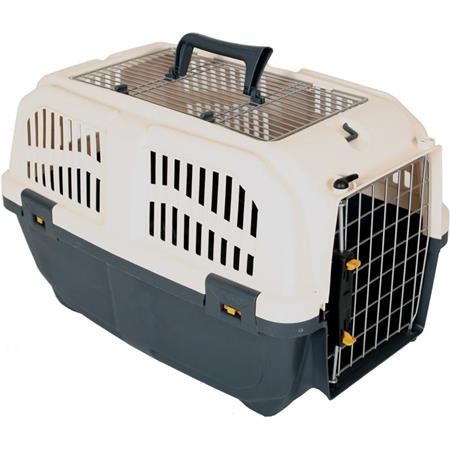 Skudo Openn Plastic Crate Dog Carrier Skudo Open