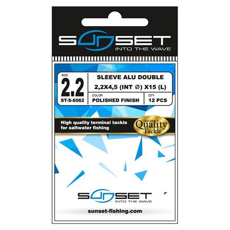 Sleeve Alumínio Duplo Sunset St-S-6062 Aluminium Double