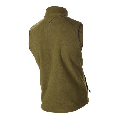 SLEEVELESS FLEECE FOR MEN BROWNING SUMMIT - OLIVE
