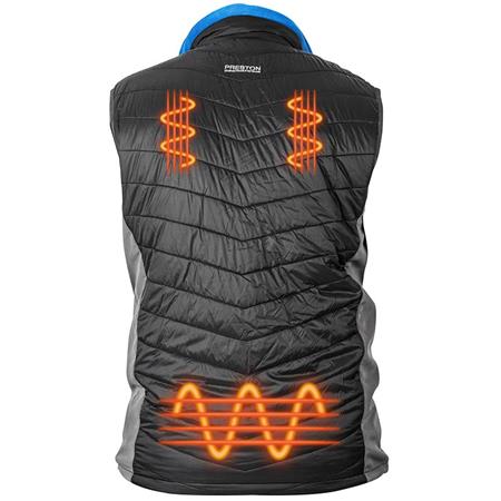 SLEEVELESS JACKET FOR MEN - BLACK PRESTON INNOVATIONS THERMATECH HEATED GILET - NOIR