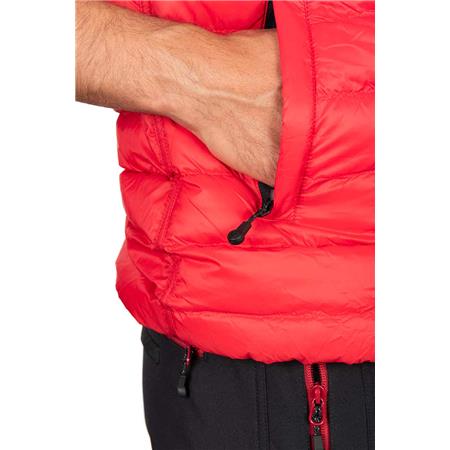 SLEEVELESS JACKET FOR MEN - BLACK/RED FOX RAGE PRO SERIES REVERSIBLE LIGHTWEIGHT QUILTED GILET - NOIR/ROUGE