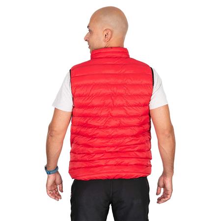 SLEEVELESS JACKET FOR MEN - BLACK/RED FOX RAGE PRO SERIES REVERSIBLE LIGHTWEIGHT QUILTED GILET - NOIR/ROUGE