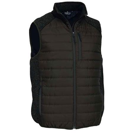 Sleeveless Jacket For Men - Olive Kinetic Hybrid - Olive