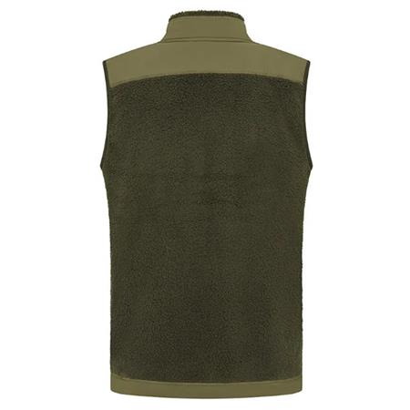 SLEEVELESS MEN'S FLEECE - GREEN TRAKKER TECHPRO SHERPA JACKET - VERT