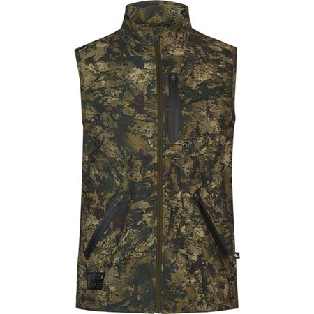 Sleeveless Vest For Men Seeland Chaser Aero Camo - Invis Mpc Green