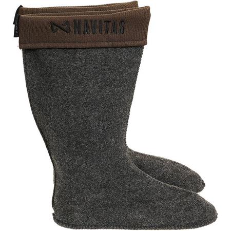 SLIPPERS FOR BOOTS MAN NAVITAS LITE INSULATED WELLY BOOT LINERS GREY