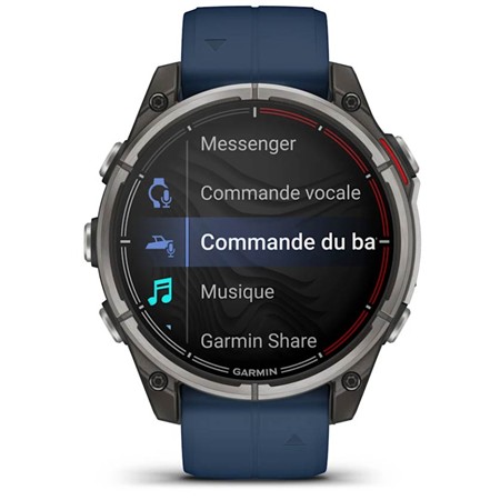 SMARTWATCH MED GPS GARMIN QUATIX 8 MED AMOLED-SKÆRM