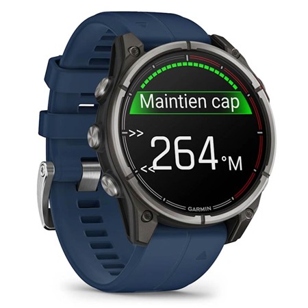 SMARTWATCH MED GPS GARMIN QUATIX 8 MED AMOLED-SKÆRM