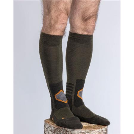 SOCKEN PINEWOOD OUTDOOR MULTI SPORT - VERT/BEIGE