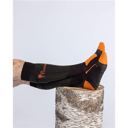 SOCKEN PINEWOOD TECHNICAL LONG WOOL - GREEN/GREEN
