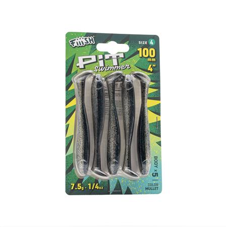 SOFT LURE FIIISH PIT SWIMMER 100 - PACK OF 5