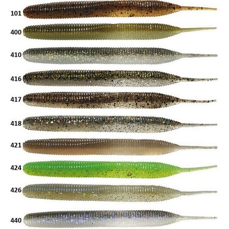 Soft Lure Keitech Sexy Impact - Pack Of 6