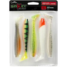 Soft lures kit fox rage slick shad uv mixed colour pack