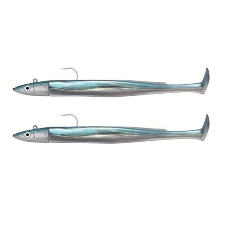 Soft Lure Kit Pre Rigged Fiiish Double Combo Crazy Paddle Tail 100 + Jig Head Off - Shore