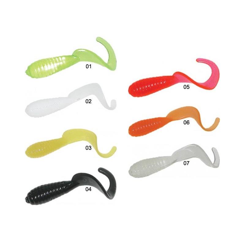 Soft lure mister twister lil'bit - pack of 10