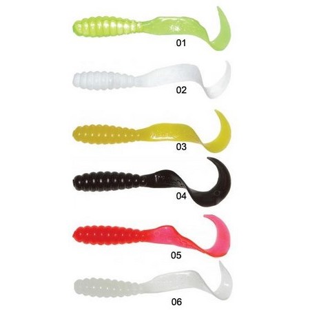 Soft Lure Mister Twister Twist 10Cm - Pack Of 8