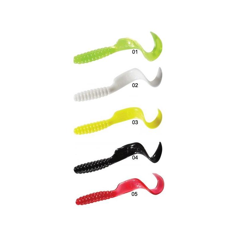 Soft lure mister twister twist - pack of 5