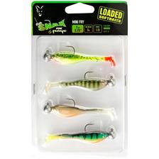 SOFT LURE PACK FOX RAGE MINI FRY LOADED MIXED COLOUR
