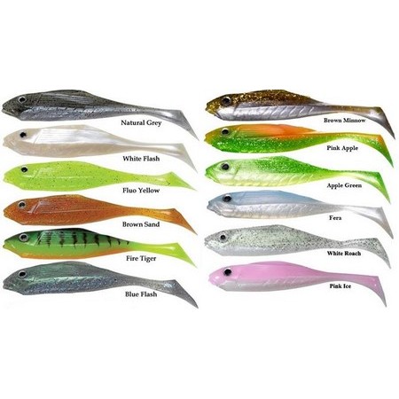 SOFT LURE PEZON & MICHEL ROLLER GUN 10 CM PACK OF 5