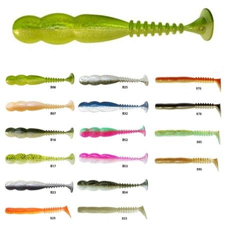 Soft Lure Two-Tone Kidneys Fat Rockvibe Shad 12.5Cm Reins Fat Rockvibe Shad Bicolore - Pack Of 5