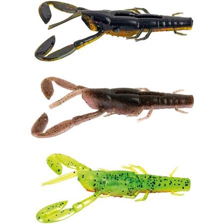 Soft Lures Kit Fox Rage Critters Uv Mixed Colour Pack