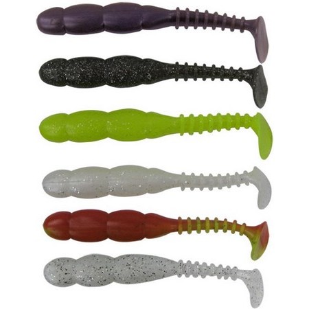 Soft Lures Kit Reins Fat Rockvibe Shad 10Cm - Pack Of 6
