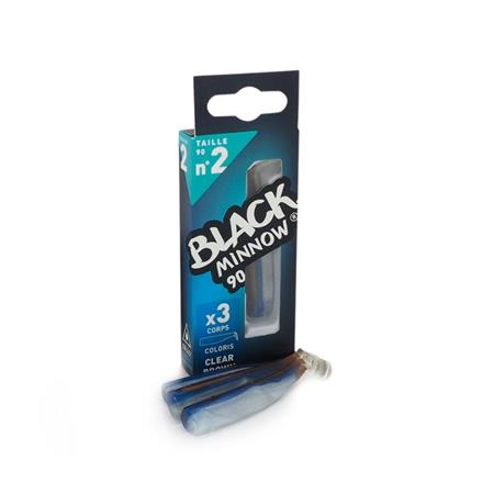 SOFTBAIT FIIISH BLACK MINNOW 90 - PAKKE MED 3
