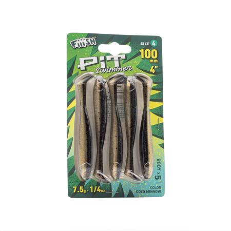 SOFTBAIT FIIISH PIT SWIMMER 100 - PAKKE MED 5
