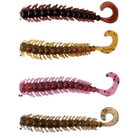 Softbait Hart Curly Hf - 4.5Cm - Pakke Med 10