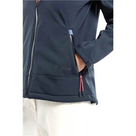 SOFTSHELL DAMES BERMUDES SILLAGES CONTRECOLLEE FLEECE - AZUL MARINO - MARINEBLAUW