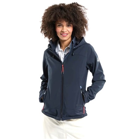 Softshell Femme Bermudes Sillages Contrecollee Polaire - Navy