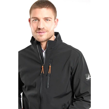 SOFTSHELL HEREN BERMUDES SEATECH - ZWART