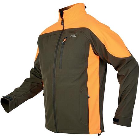 Softshell Heren - Groen/Oranje Hart Anboto-S