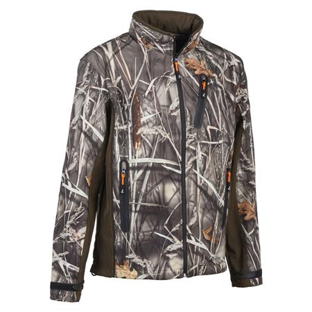 Softshell Heren Percussion Softshell - Ghost Camo Wet