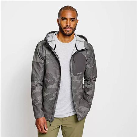 SOFTSHELL HERRE ORVIS PRO LT SOFTSHELL HOODIE - CAMO