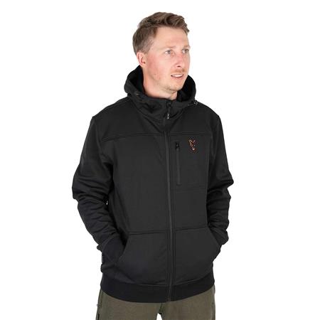 SOFTSHELL HERREN FOX COLLECTION SOFT SHELL JACKET - SCHWARZ