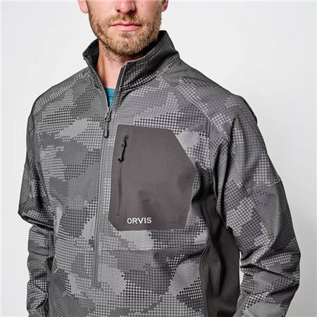 SOFTSHELL HOMEM ORVIS PRO LT PULLOVER - CAMO