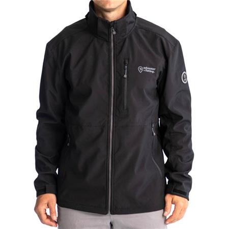 Softshell Homem - Preto Adventer & Fishing Jacket - Noir