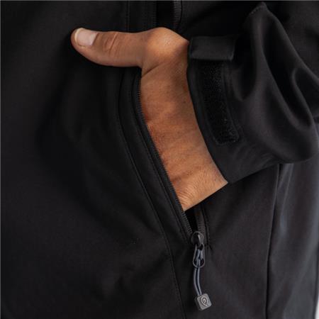 SOFTSHELL MAN - ZWART ADVENTER & FISHING JACKET