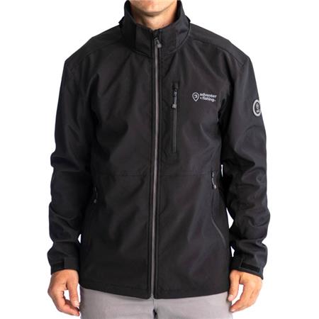 Softshell Man - Zwart Adventer & Fishing Jacket