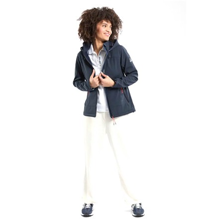 SOFTSHELL MUJER BERMUDES SILLAGES CONTRECOLLEE POLAIRE - AZUL MARINO
