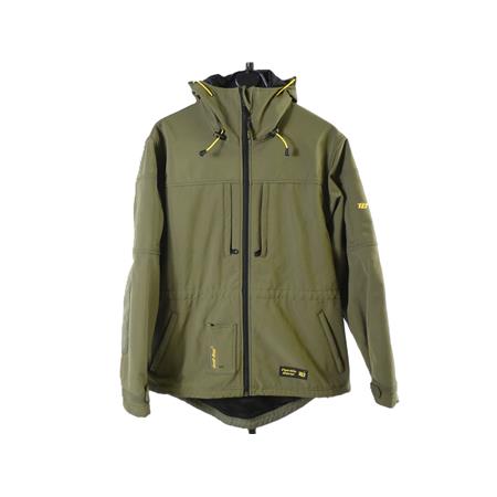 Softshell Parka With Drill-Bag Olive Tactic Carp - M