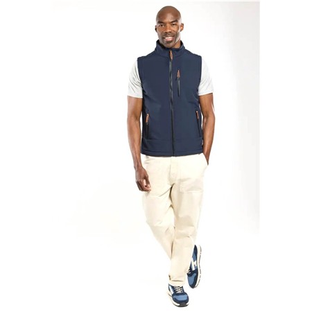 SOFTSHELL SANS MANCHE HOMME BERMUDES SEASALT - NAVY