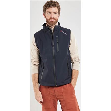 Softshell Sin Mango Hombre - Marino/Negro Bermudes Sealine - Navy/Noir