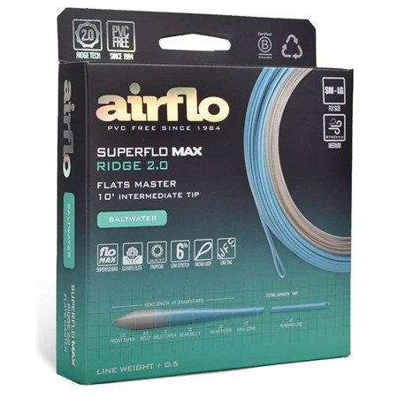 Soie Mouche Airflo Superflo Max Ridge 2.0 Flats Master Intermediate Tip