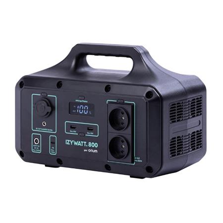 SOLAR GENERATOR PACK ORIUM IZYWATT 800 ET PANNEAU SOLAIRE SOUPLE 100W