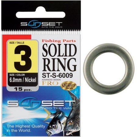 Solid Ring Sunset Solid Ring St-S-6009 - Pacchetto Di 15