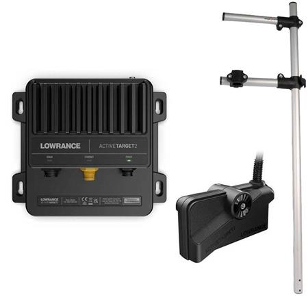 Sondenpaket Lowrance Active Target 2 + Sondenstange Live Basic Pike’N Bass
