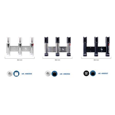 SOPORTE PARA CAÑA SEANOX INOX EMBOUT FENDU 3 CANNES